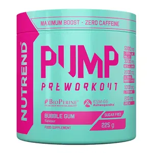 Nutrend PUMP, 225 g, bubble gum