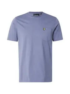 Lyle & Scott Tričko  modrofialová