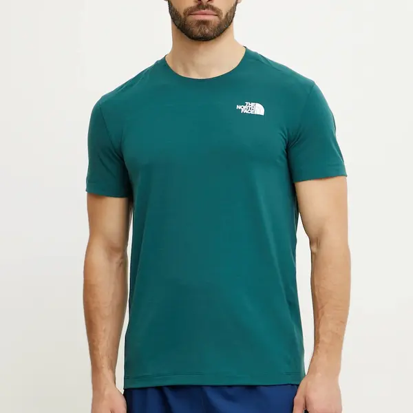 Sportovní triko The North Face Lightning Alpine zelená barva, NF0A87H76GI1