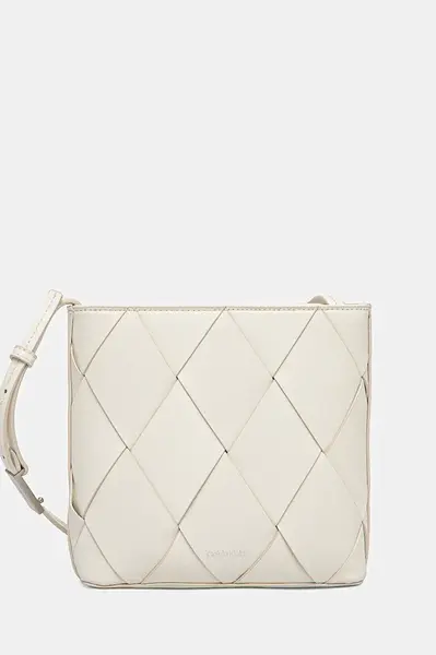 Kabelka Calvin Klein béžová barva, K60K612991