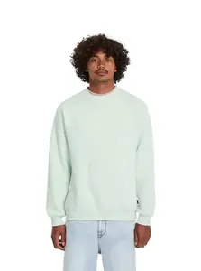 Volcom pánská mikina Single Stone Crew Pale Aqua | Modrá | Velikost M