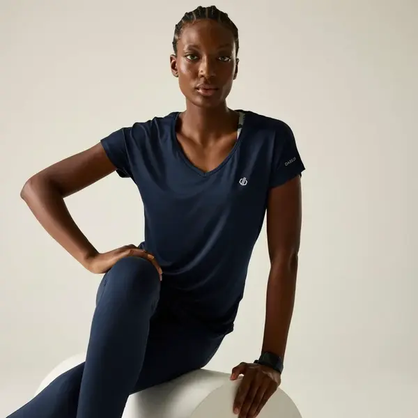 Dámské funkční tričko dare2b vigilant tmavě modrá 42