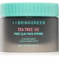 BRINGGREEN Tea Tree Cica Pore Clay Pack Strong krémová maska pro mastnou pleť se sklonem k akné 100 g