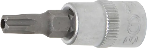 BGS technic Hlavice zástrčné 1/4" Torx TS, pěticípé s otvorem (různé velikosti) - BGS Profil: Torx, Velikost: TS27