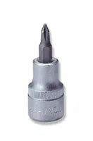 Zástrčná hlavice šroubovací, křížová Phillips, 1/4", velikost PH3 - JONNESWAY S11H203 Velikost: PH2