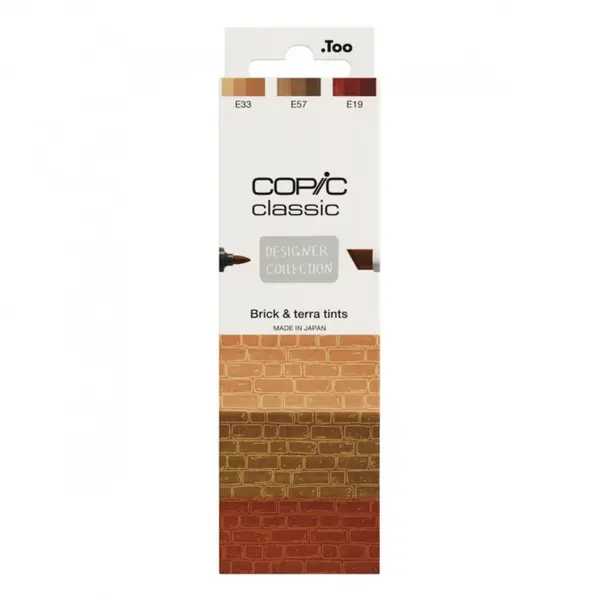 Sada markerů Copic Classic 3ks Brick & terra tints