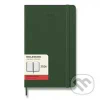 Moleskine – 12-mesačný denný diár 2026 - zelený (stredný, pevná väzba)