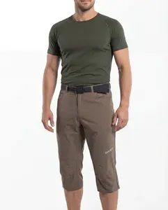 Husky Klumy M XXL, khaki Pánské 3/4 kalhoty