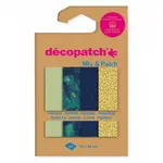 Papíry na dekupáž 4ks – Golden peacock