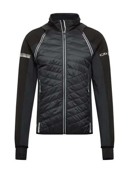CMP Outdoorová bunda  čierna / biela