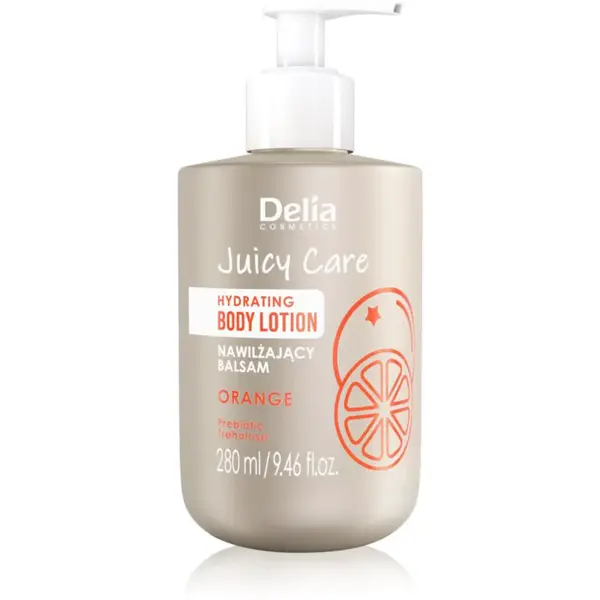 Delia Cosmetics Juicy Care Orange hydratačné telové mlieko 280 ml
