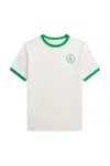 Dětské bavlněné tričko Polo Ralph Lauren bílá barva, 323964454001