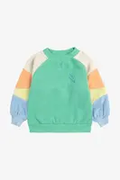 Kojenecká mikina Bobo Choses zelená barva, vzorovaná, 125AB028