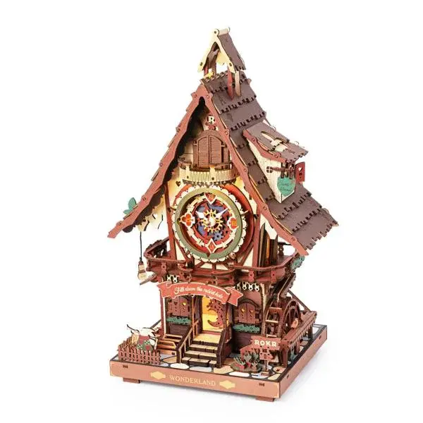 RoboTime 3D mechanická skládačka Kukačkové hodiny