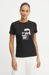 Bavlnené tričko Karl Lagerfeld IKON RS