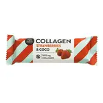 HAPPYLIFE Kolagénová kokosová tyčinka jahoda 40 g