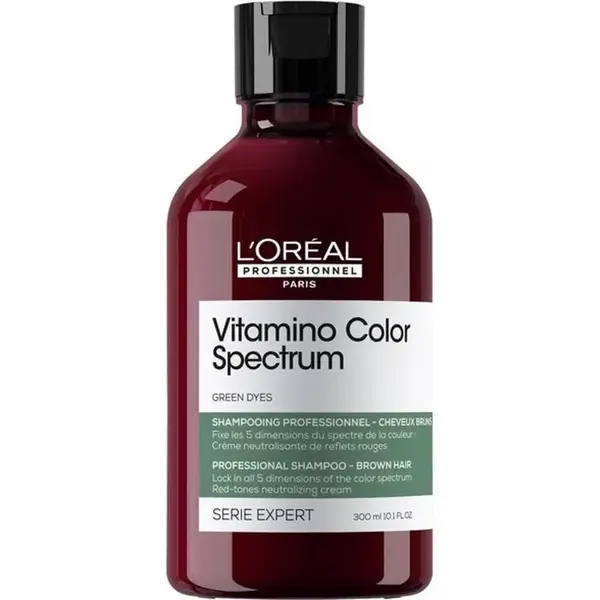 L'Oréal Professionnel Vitamino Color Spectrum zelený šampón na neutralizáciu červených tónov 300ml