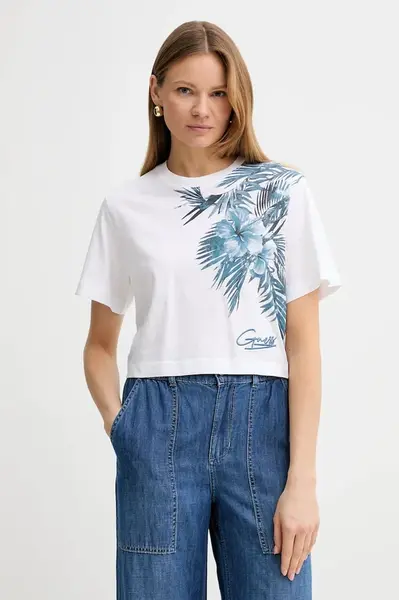 Bavlněné tričko Guess