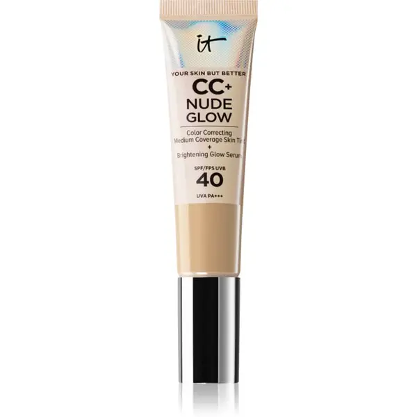 IT Cosmetics Your Skin But Better CC + Nude Glow CC krém pro rozjasnění pleti SPF 40 Light 32 ml