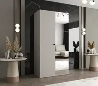 Šatní skříň Abi Parma 2 Rozměry: 100 cm, Pásky / úchyty: Černá, Barva korpusu + barva dveří: Kašmír + Kašmír