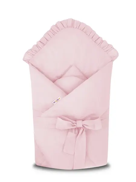 Rýchlozavinovačka s volánikom a stuhou - Royal - růžová