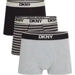 DKNY DAVIS Pánské boxerky, šedá, velikost