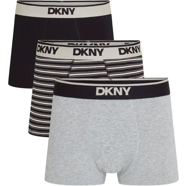 DKNY DAVIS Pánské boxerky, šedá, velikost
