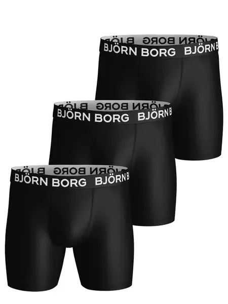 BJÖRN BORG Boxerky  čierna / biela
