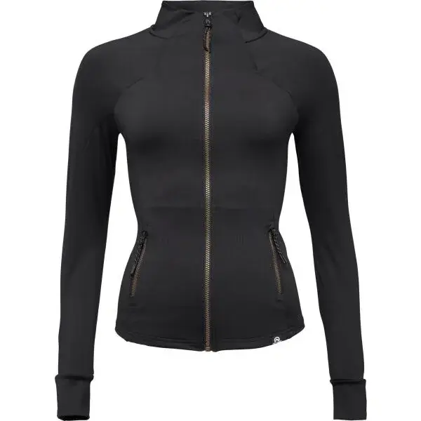 Northfinder KRISTIE Dámska športová mikina, čierna, veľkosť