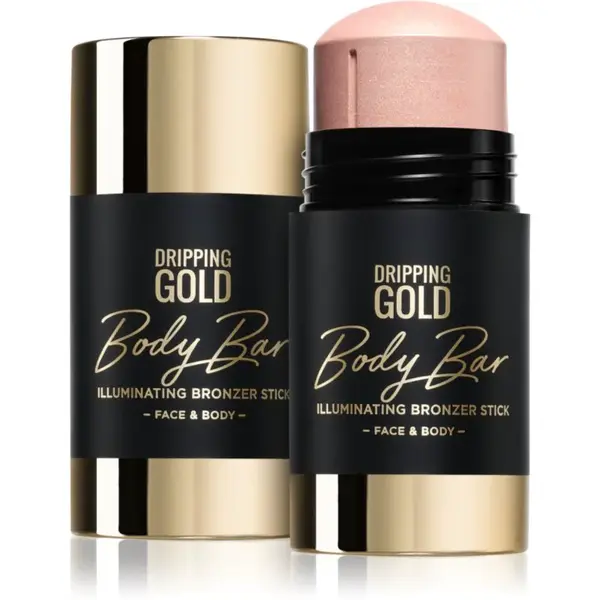 Dripping Gold Luxury Tanning Illuminating Stick rozjasňující bronzer na obličej a tělo odstín Gold 36 g