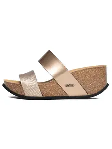 Bayton Šľapky 'Philomene'  svetlohnedá / čierna