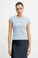 Tričko Guess modrá barva, W5GI52 K49A1