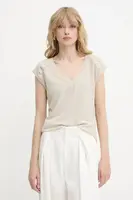 Tričko Morgan dámské, béžová barva, DILI