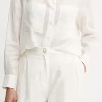 Kraťasy Liu Jo dámské, béžová barva, high waist, WA5483.T6862