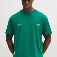 Bavlněné tričko Pepe Jeans COLVILLE pánské, zelená barva, s potiskem, PM509793