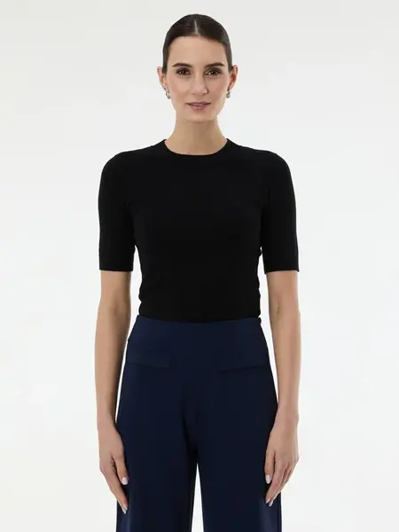 Black Women's Short Sleeve Sweater ORSAY - Women's