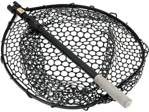 Westin podběrák skládací w3 c&r adjustable full rubber mesh landing net 70-110 cm 45x55x35 cm