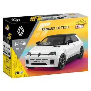 Cobi Renault 5 e-tech 1:35 Bílá