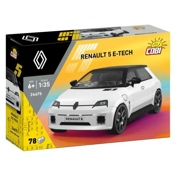 Cobi Renault 5 e-tech 1:35 Bílá