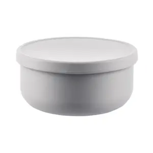 Zopa Silikonová miska s víčkem, Dove Grey 1