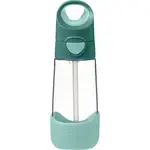b.box Bottle with Straw fľaša s rúrkou Emerald Forest 1 ks