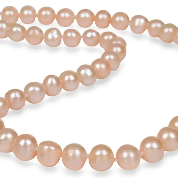 JwL Luxury Pearls Náhrdelník s pravými lososovými perlami JL0267