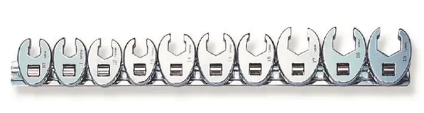 Sada plochých otevřených klíčů, 3/8", 10 - 19 mm, 10 kusů - JONNESWAY R19H310S