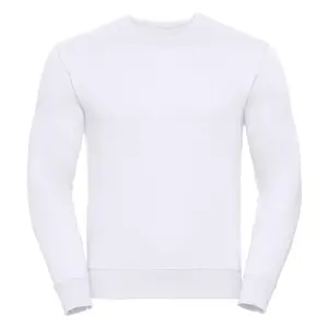 White men's sweatshirt Authentic Russell