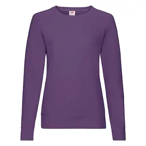 Purple sweatshirt classic light Fruit of the Loom