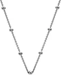 Hot Diamonds Stříbrný řetízek Emozioni Silver Cable with Ball Chain CH001