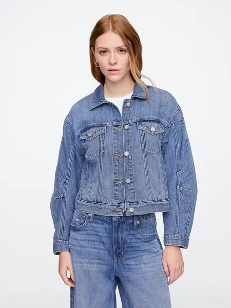 GAP Denim Jacket SuperSoft - Women's