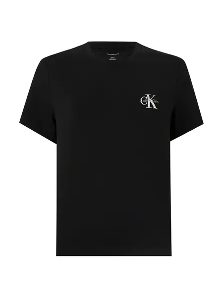 Calvin Klein Jeans Tričko  čierna / biela