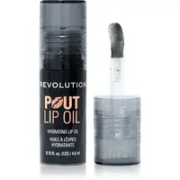 Revolution Pout Lip olej na pery s hydratačným účinkom odtieň Midnight Black 4.6 ml