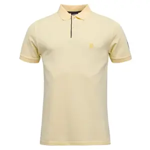 FUNDANGO INSIGNIA Pánské polo triko, žlutá, velikost